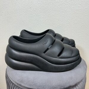 UGG K Sport Yeah Clog Crocs Sandals Women's Size 9 Black